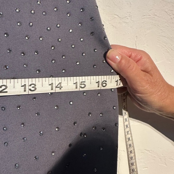 Sherri Hill Charcoal Gown with Tulle Skirt - Picture 6 of 15